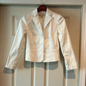 Petite Sophisticate Ivory Blazer